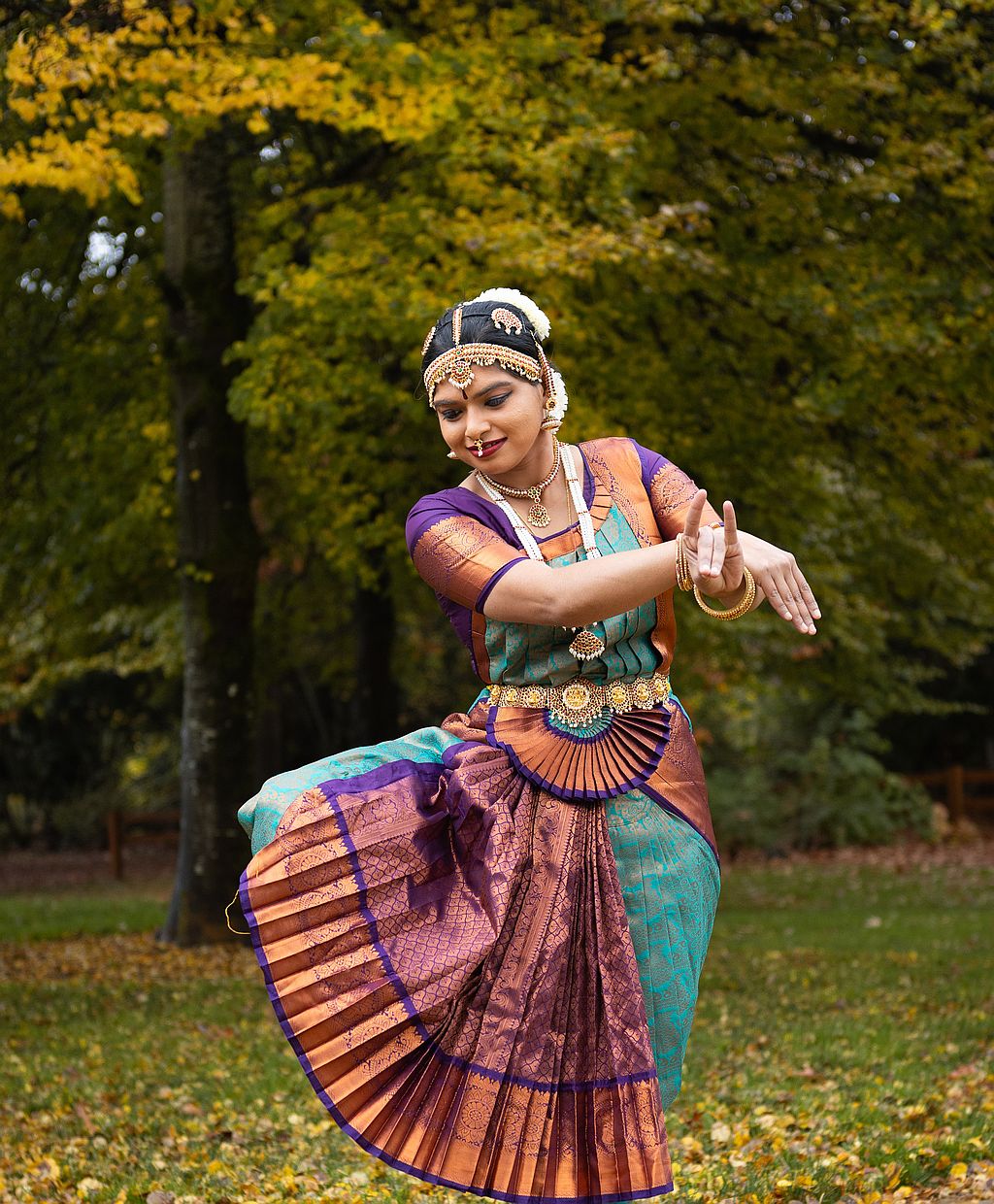Bharatanatyam dance performance photography